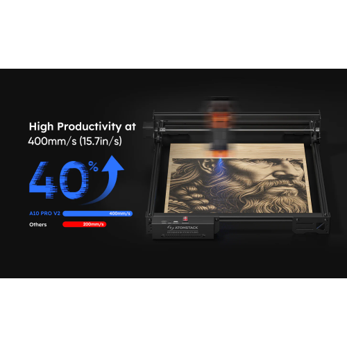 Atomstack A10 Pro V2 lézergravírozó plotter 41x38cm | Hivatalos HU forgalmazó